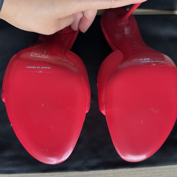 SOLD Alexander Wang Sienna Logo Lycra Mules - Picture 8 of 9